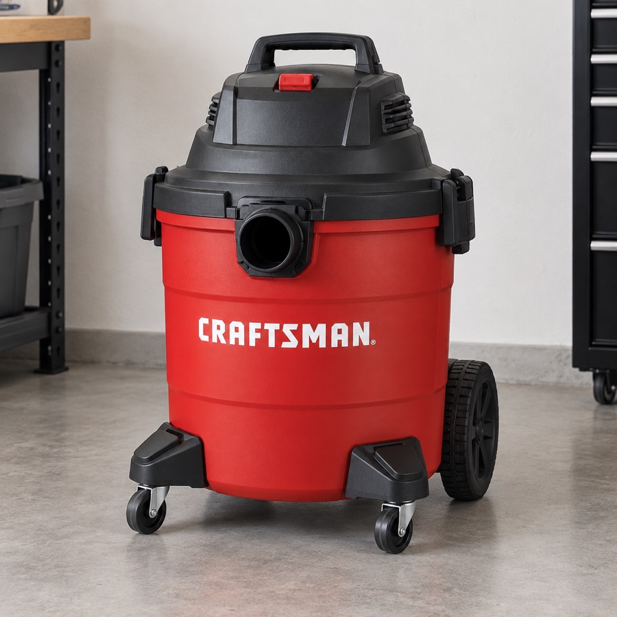Craftsman 16-gal, standard-filter class