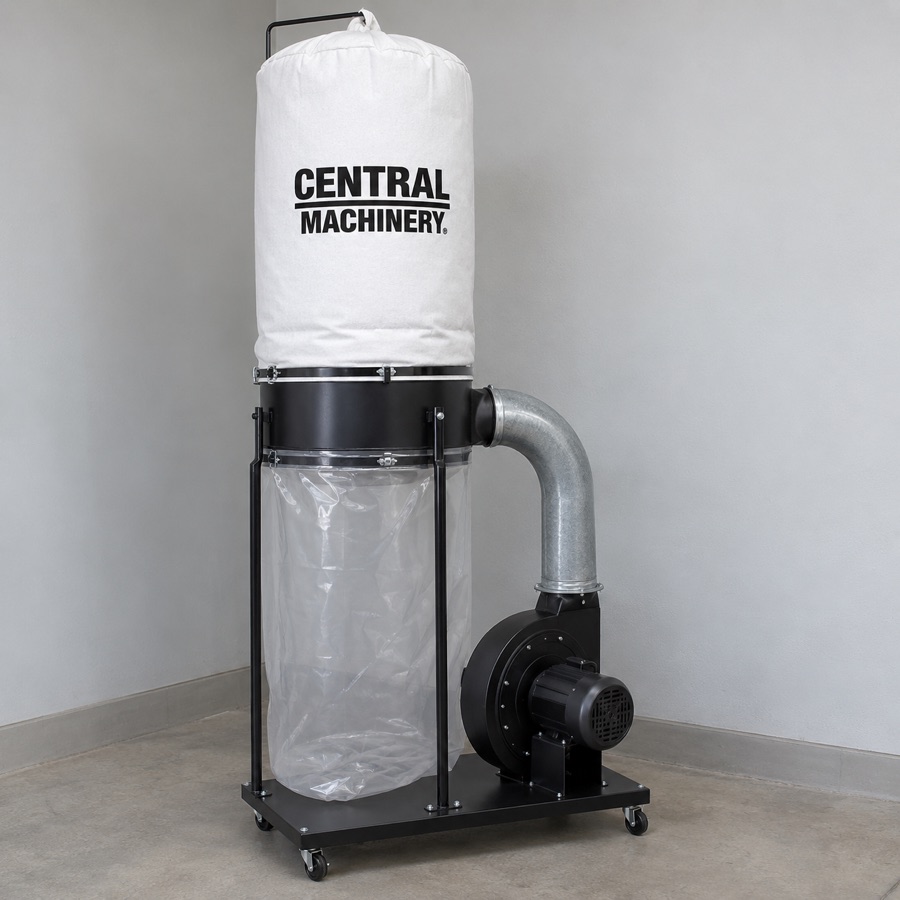 Harbor Freight 2 HP, stock bag